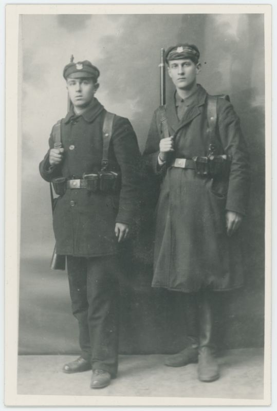 Józef Adamek i Antoni Nowacki, członkowie Polskiej Organizacji Wojskowej