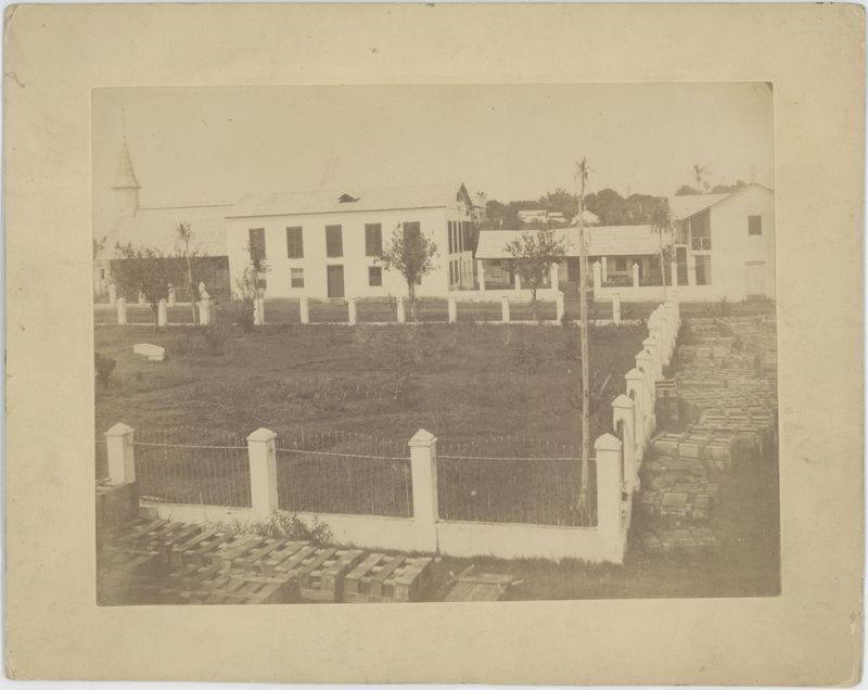 Widok osiedla kolonialnego