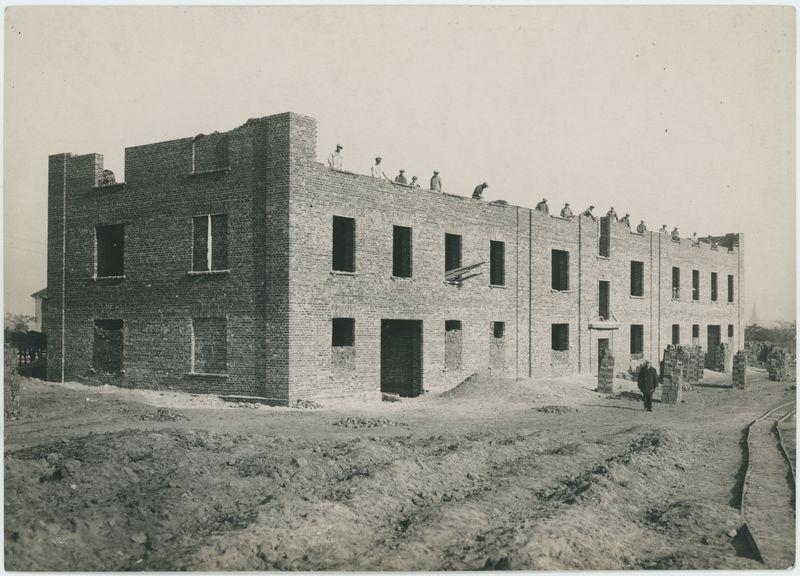 Budowa budynku projektu architekta Witolda Wardęskiego