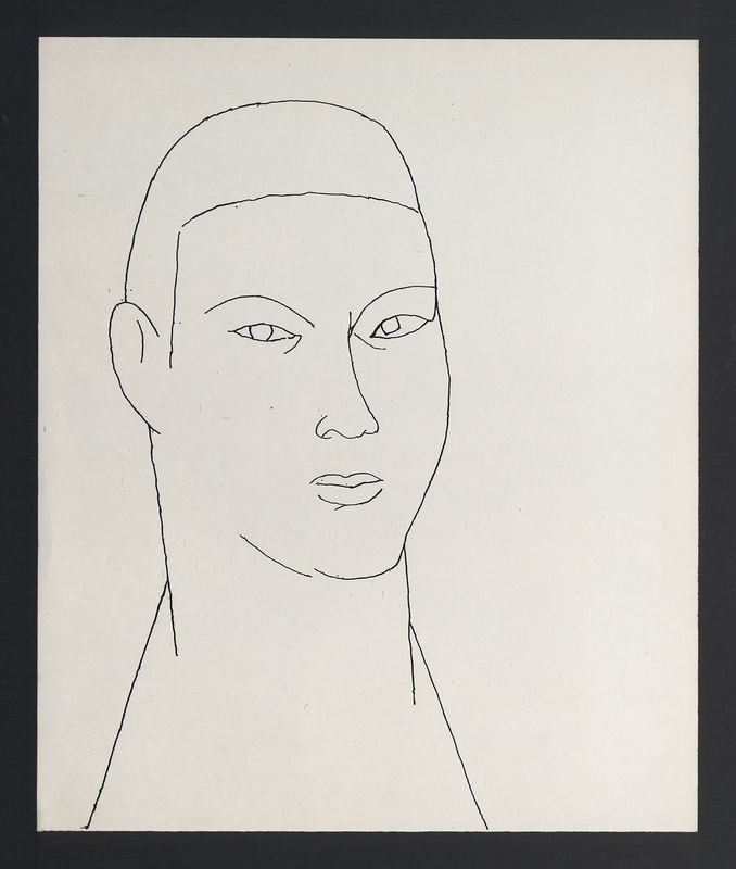 Szkic do portretu mężczyzny