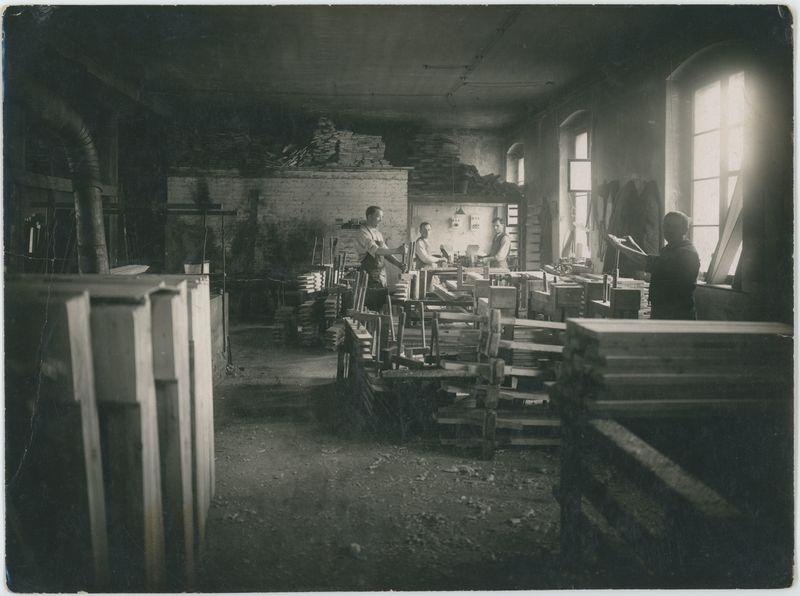 Warsztaty zakładowe w fabryce Aleksandra Fibigera