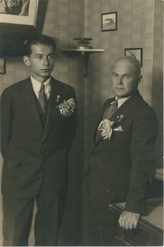 Portret Franciszka Żwirki i Stanisława Wigury