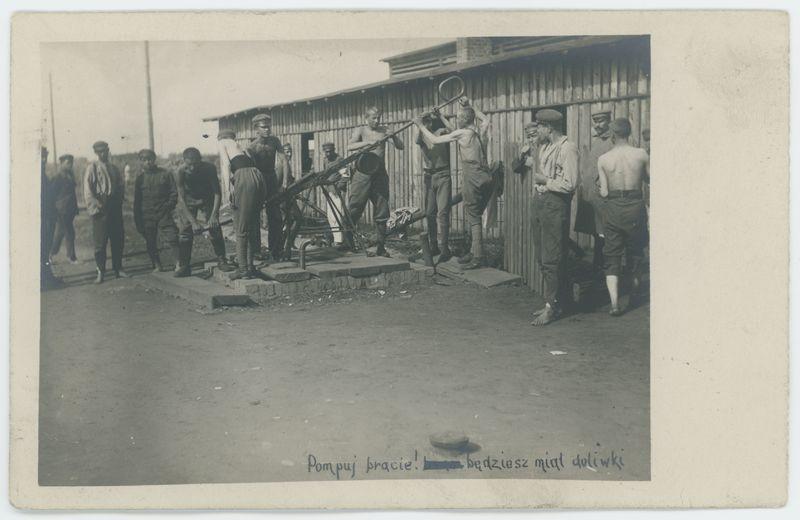 "Pompuj bracie! będziesz miał doliwki". Obóz jeniecki w Szczypiornie