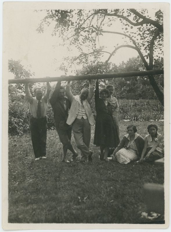 Rodzina Fibigerów w miejscowości Chojno