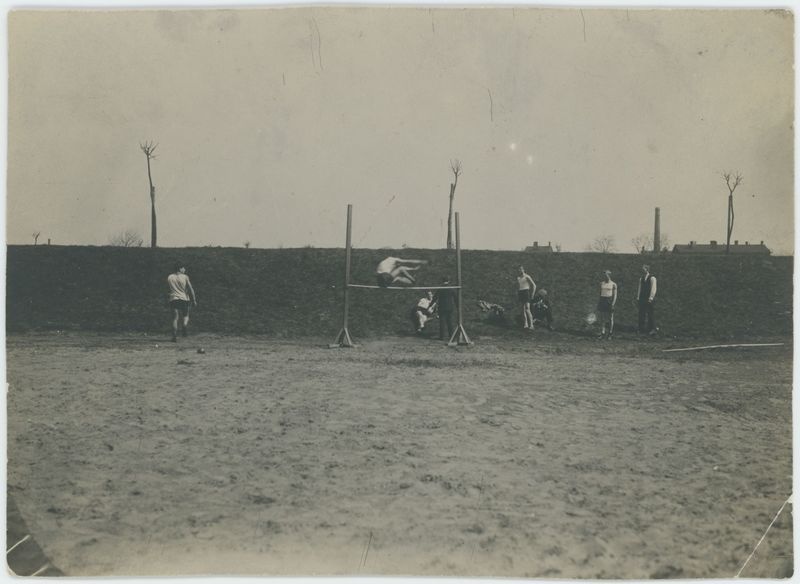 Lekkoatleci na treningu