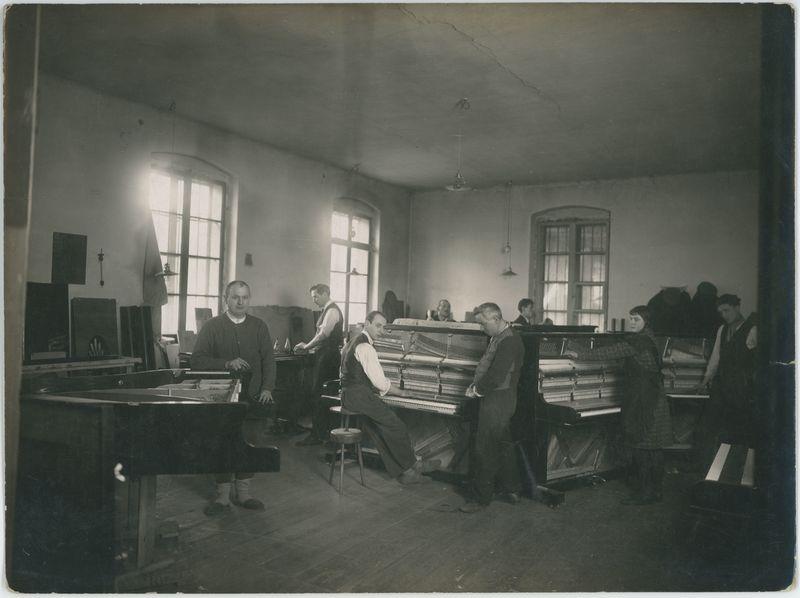 Warsztaty zakładowe w fabryce Aleksandra Fibigera