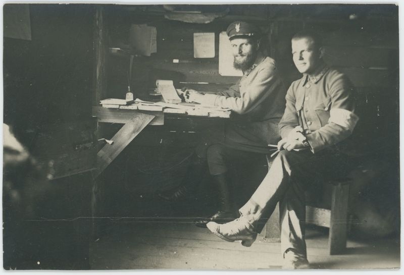 W baraku w obozie jenieckim w Szczypiornie