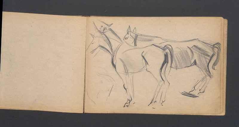 Szkicownik ze Szkoły Sztuk Pięknych w Warszawie, część III