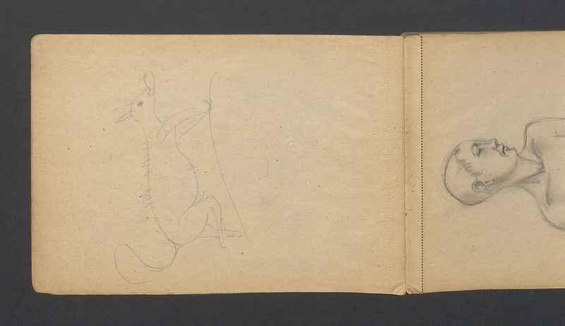 Szkicownik ze Szkoły Sztuk Pięknych w Warszawie, część I