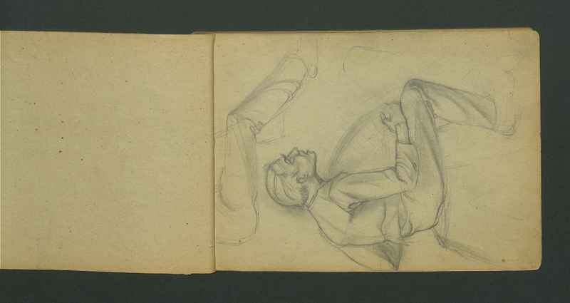 Szkicownik ze Szkoły Sztuk Pięknych w Warszawie, część I