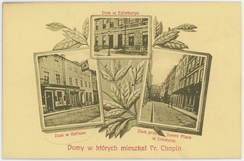  Domy w których mieszkał Fr. Chopin