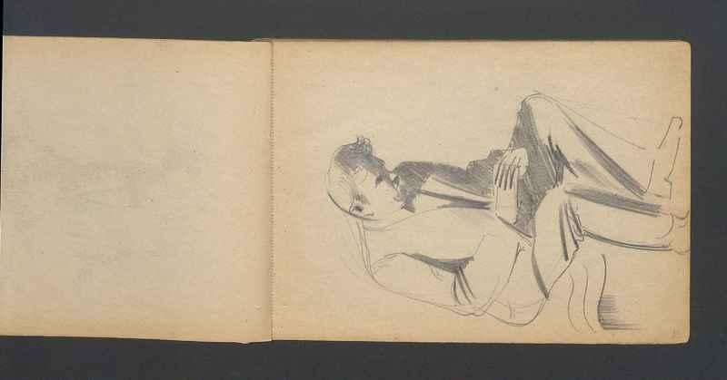 Szkicownik ze Szkoły Sztuk Pięknych w Warszawie, część II