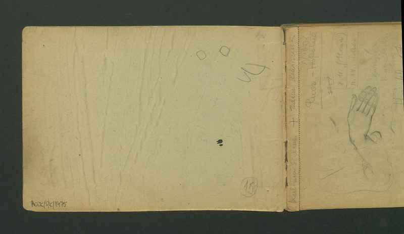 Szkicownik ze Szkoły Sztuk Pięknych w Warszawie, część I