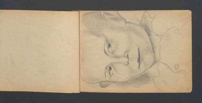 Szkicownik ze Szkoły Sztuk Pięknych w Warszawie, część I