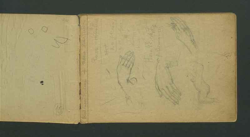 Szkicownik ze Szkoły Sztuk Pięknych w Warszawie, część I