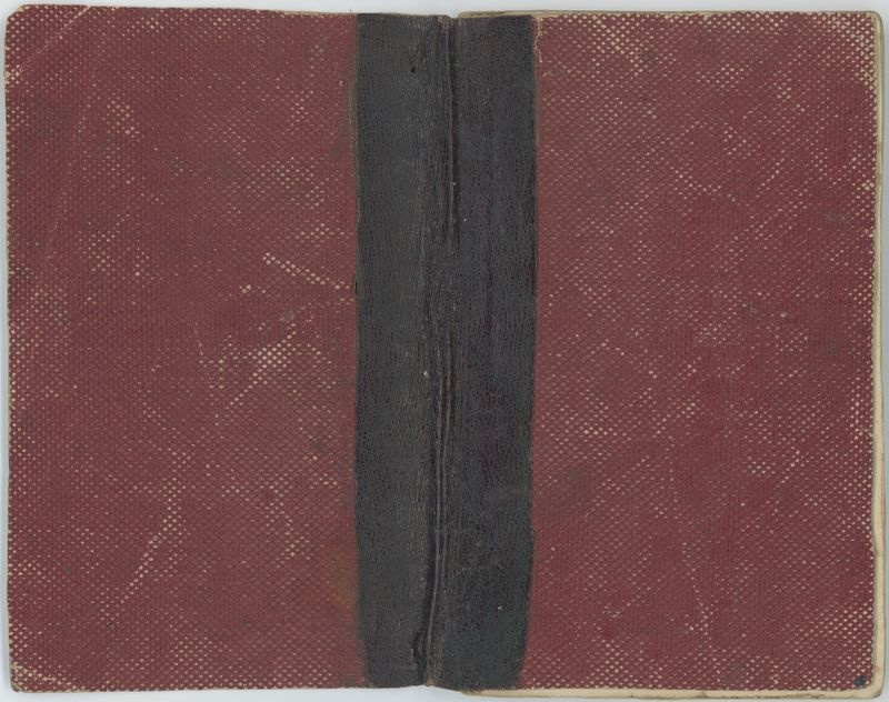 Książka Rzemieślnicza Czeladnika Kunsztu mularskiego na nazwisko Wacław Furmana