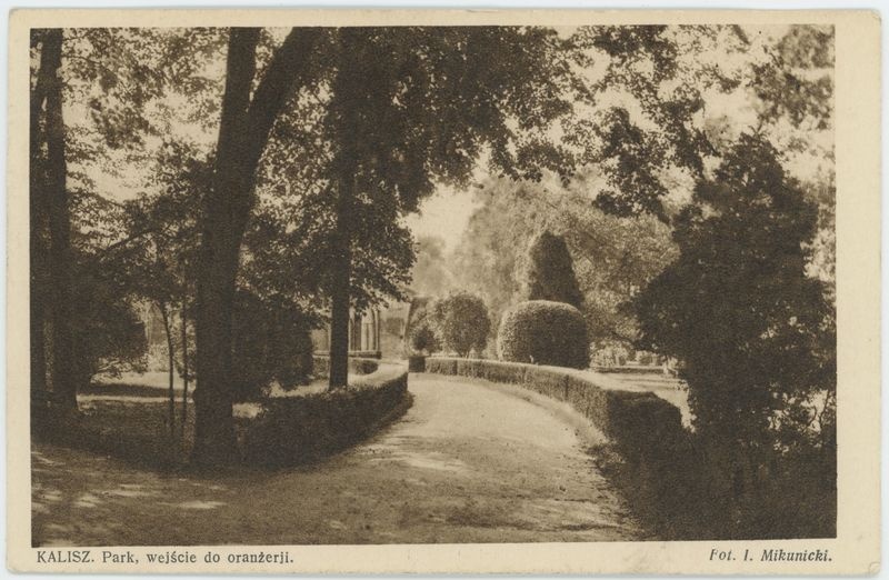 Park wejście do oranżerji, Kalisz 