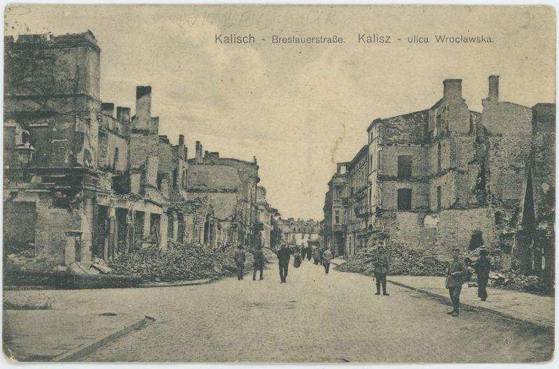 Kalisch - Breslauerstraße. Kalisz - ulica Wrocławska 