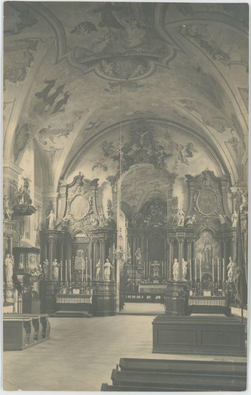 Wnętrze kościoła oo. Jezuitów, Kalisz 