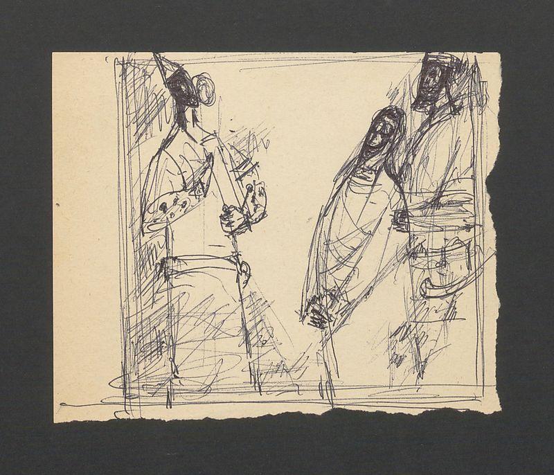 Szkic do inscenizacji Bertolda Brechta (?)