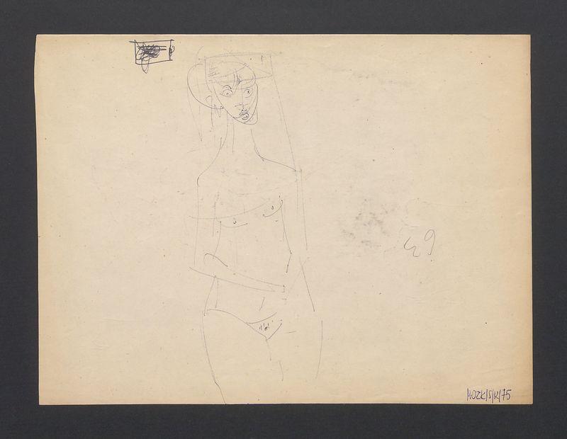 Szkice postaci i głów kobiecych