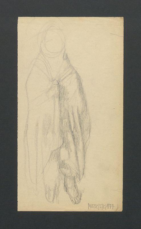 Kobieta szlembarska; Szkic