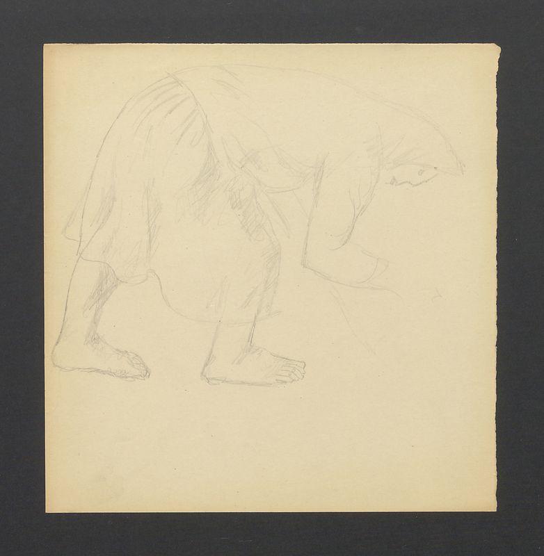 Kobieta szlembarska; Szkic