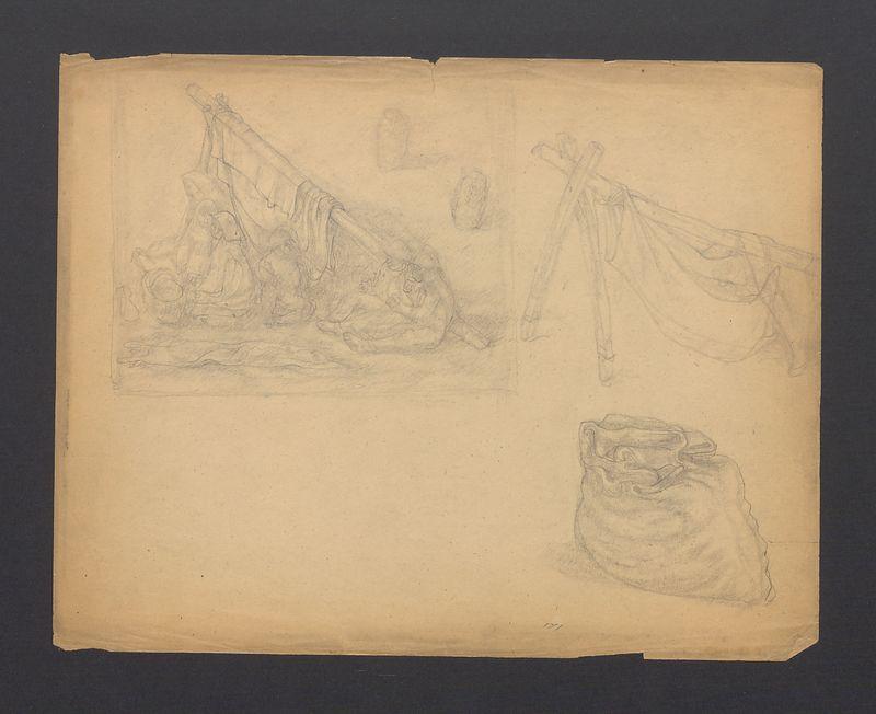 Dzieci w hamakach; horyzont