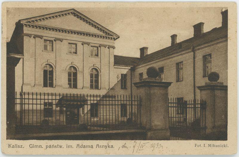 Gimn. państw. im. Adama Asnyka, Kalisz 