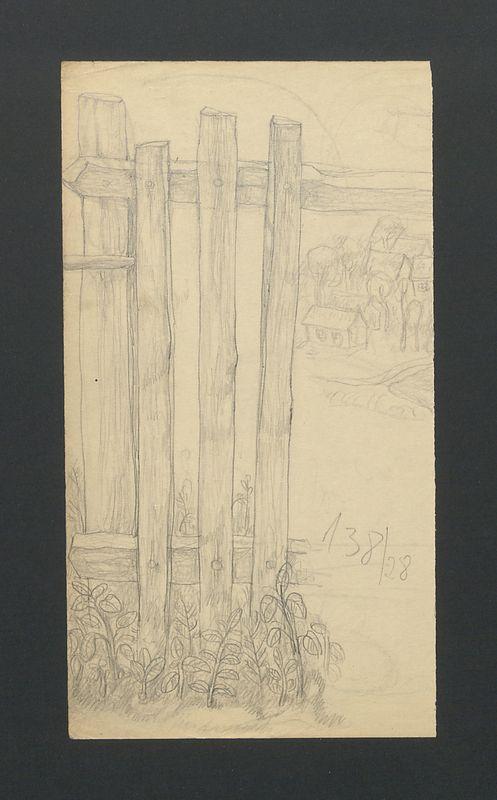 Kobieta szlembarska; Szkic