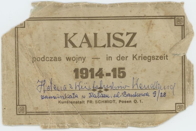 Album "Kalisz podczas wojny - in der Kriegszeit 1914-15"