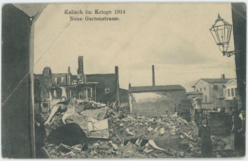 Neue Gartenstrasse, Kalisch im Kriege 1914