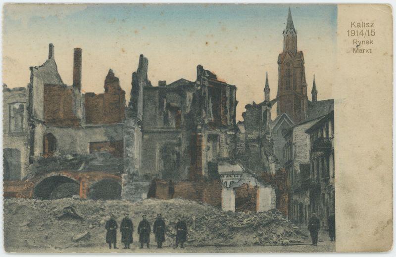 Rynek, Markt, Kalisz 1914/15