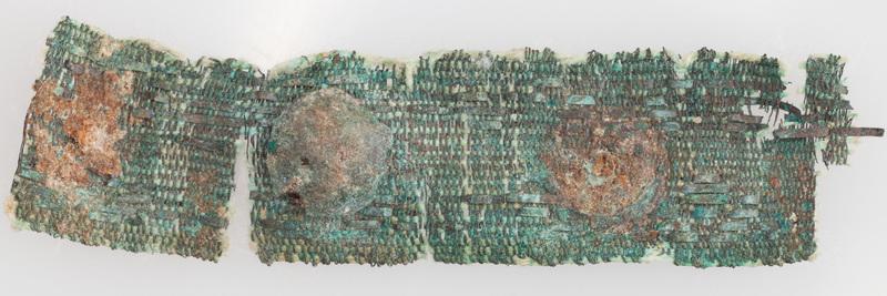 Tkanina z guzami brązowymi