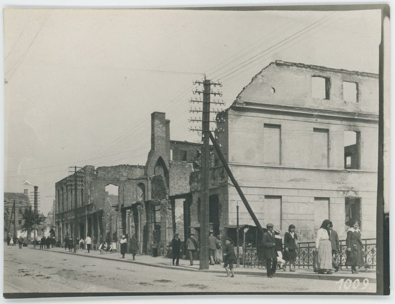 Kalisz po zburzeniu w 1914 r.