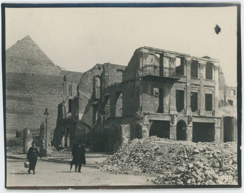 Kalisz po zburzeniu w 1914 r.