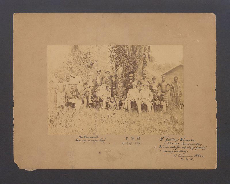 Ekspedycja polska i szwajcarska nad rzeką Kameruńską. 