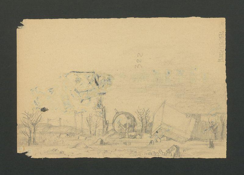 Mężczyzna; Pejzaż