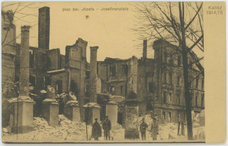 Plac św. Józefa - Josefinenplatz, Kalisz 1914/15