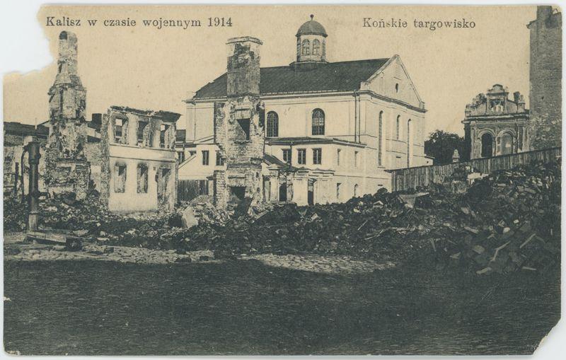 Końskie targowisko, Kalisz w czasie wojennym