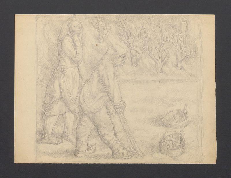 Prace w polu; Kobieta