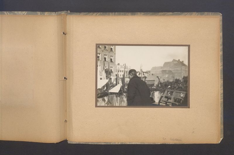 Album z uroczystości poświęcenia Kamienia węgielnego pod budowę ratusza w Kaliszu 17.10.1920