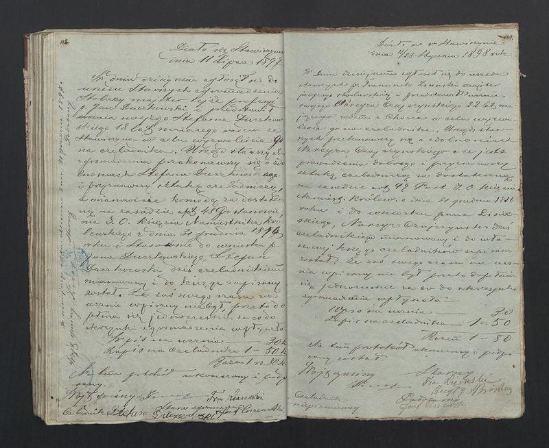 Książka protokołów Zgromadzenia Stolarskiego od 1841 r.