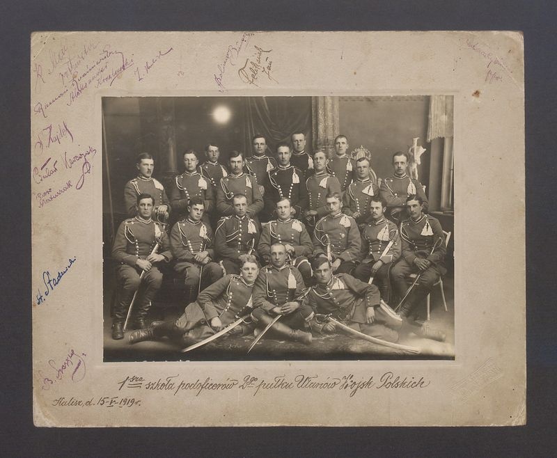 1-sza szkoła podoficerów 2-go pułku Ułanów Wojsk Polskich, Kalisz, d. 15-V-1919r.