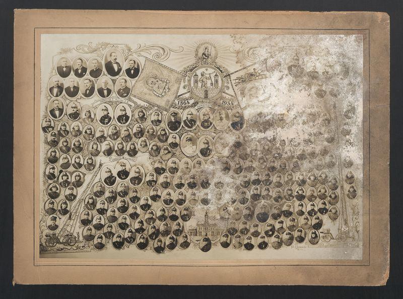 Tableau Kaliskiej Ochotniczej Straży Pożarnej 1934