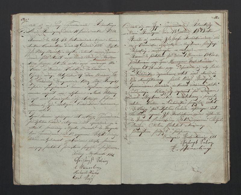 Książka protokołów Zgromadzenia Stolarskiego od 1841 r.