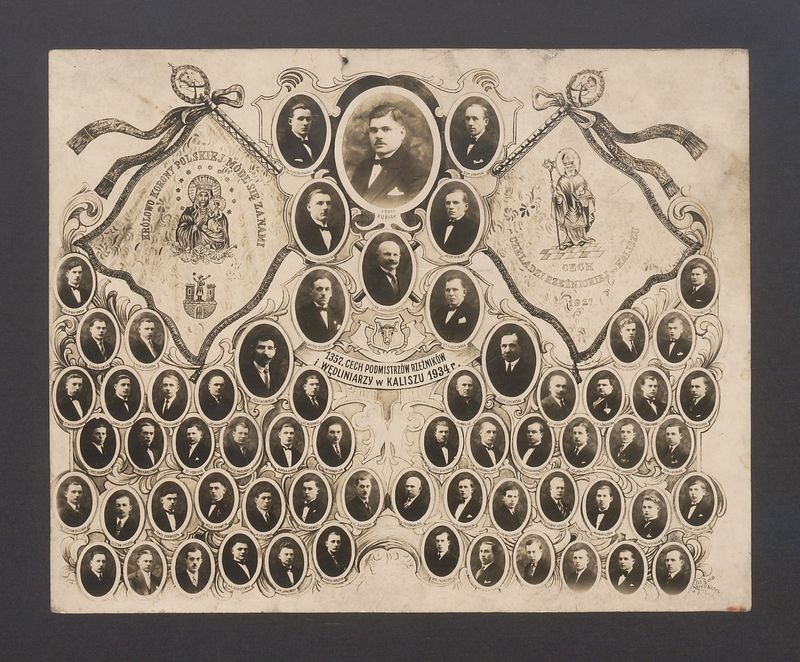 1357. Cech Podmistrzów Rzeźników i Wędliniarzy w Kaliszu 1934 r. 