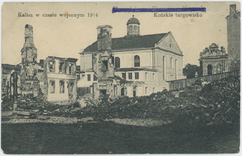 Końskie targowisko, Kalisz w czasie wojennym 1914