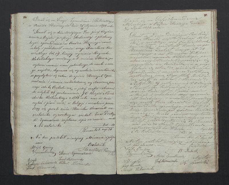 Książka protokołów Zgromadzenia Stolarskiego od 1841 r.