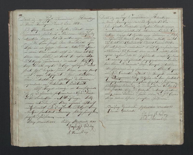 Książka protokołów Zgromadzenia Stolarskiego od 1841 r.